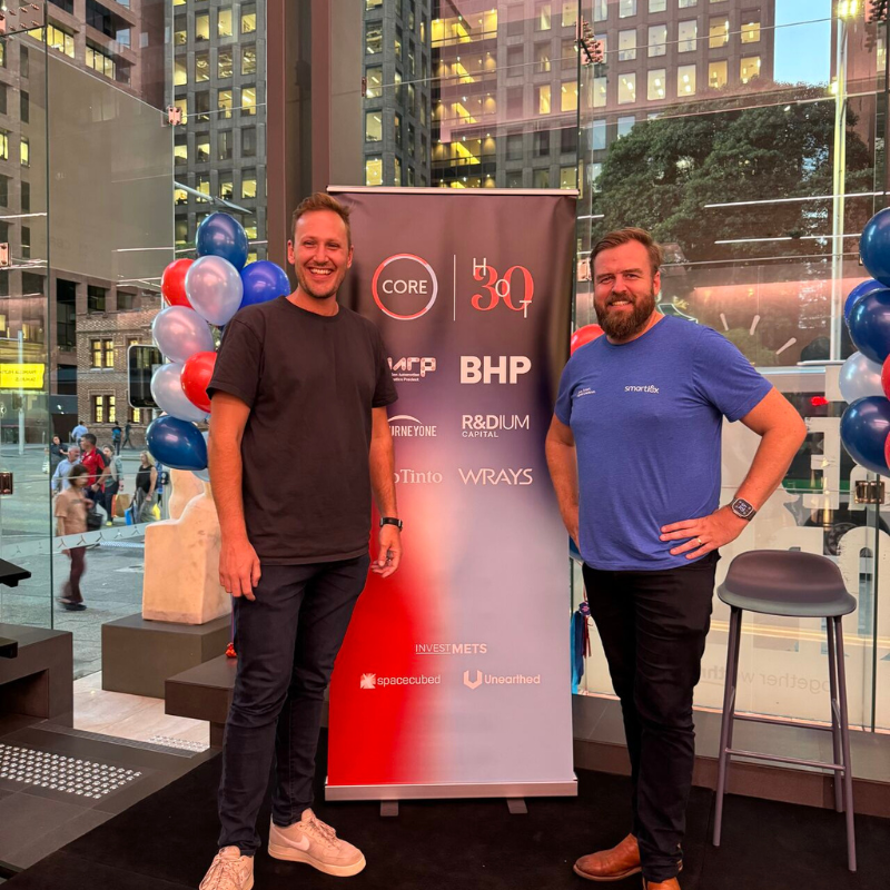 Smartlox team at the Core Hot 30 Awards